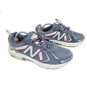 New Balance Women's Size 9 410v5 Trail Shoes Grey with Grey & Orange